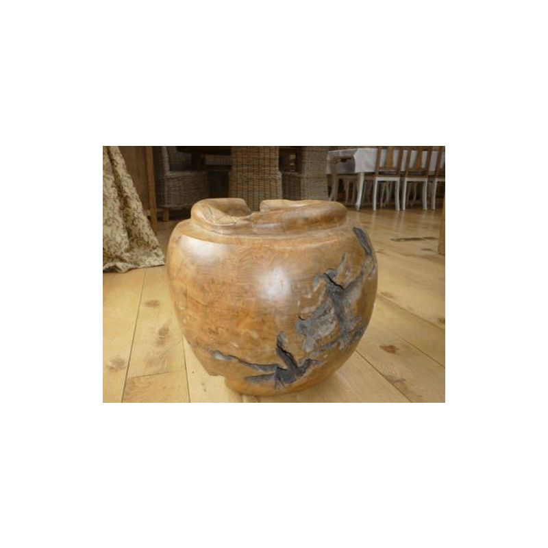 Teak Root Ball Vase